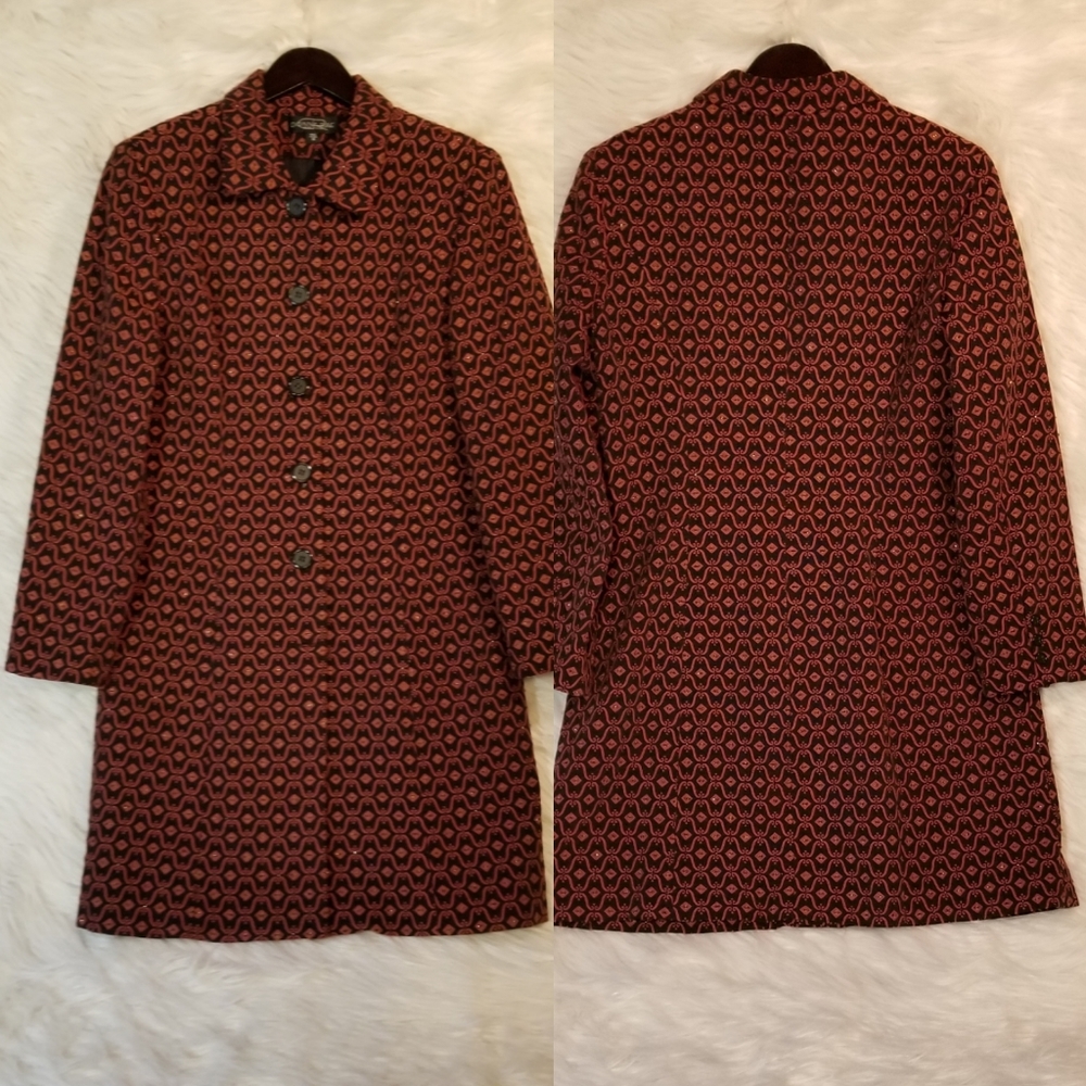 Vintage Donna Rae Long Dress Jacket Sz 14